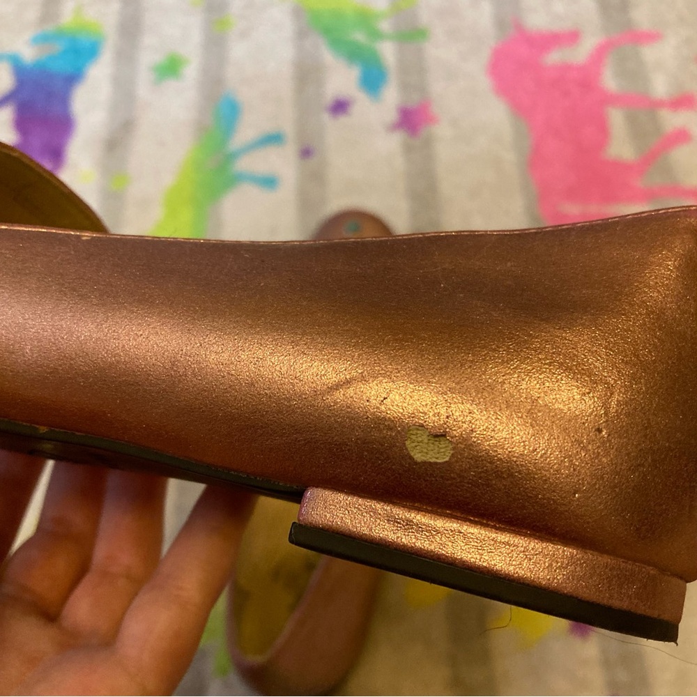 💎 Metallic Bejeweled Katy Perry Loafers, size 8 - Picture 10 of 10